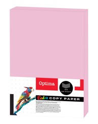 OPTIMA Fotokopirni papir, A4, 75 g, fluo pink, 500 listova