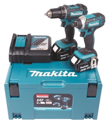 MAKITA Akumulatorski set bušilica DLX2127MJ, 18 V