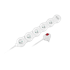 REBEL Produžni kabel, 5 utičnica, 2 x USB, 1,5 m