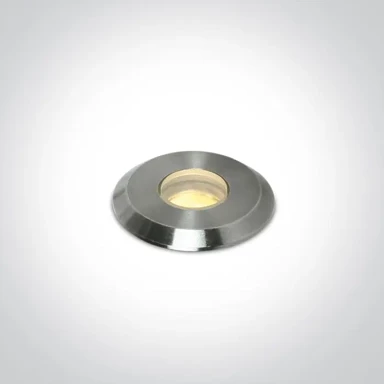 ONE LIGHT Ugradbena vanjska podna svjetiljka led 0,3w, prom 25, ss316, 3000k, ip68 dm69066m/w