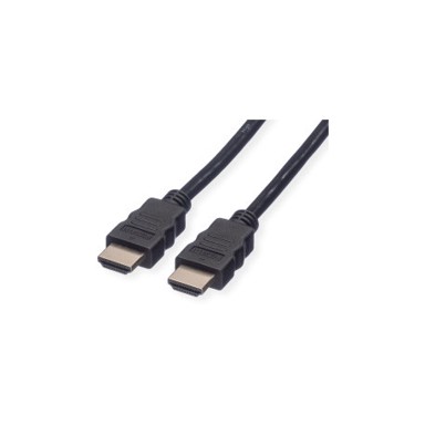 ROLINE Kabel s mrežom HDMI 2.1, crni, 0,5 m
