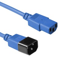 Kabel za napajanje, C14 na C13, duljina 0,9 m, plava