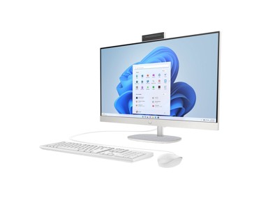 HP AiO računalo 27-cr0457ng / Intel Core i5-1335U, 8 GB RAM, 512 GB SSD, Windows 11 Home, bijela