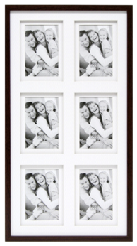 DEKNUDT Drvena galerija slika 6x10x15 smeđa S65KQ6