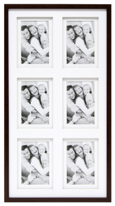 DEKNUDT Drvena galerija slika 6x10x15 smeđa S65KQ6