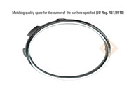 ISAM Okvir maglenke VW Golf 6, krom, prednji, desni, Touran 10-/Tiguan 11-/Plus