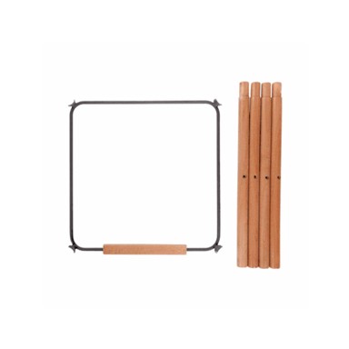 CHILDHOME Extra duge noge za hranilicu, natural/antrachite