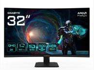 GIGABYTE Monitor 31,5" GS32QCA EU, QHD, VA, 180Hz, 1ms, crni