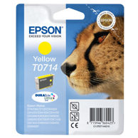 EPSON Tinta Cheetah T0714, žuta, originalna