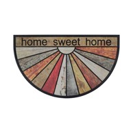 LUANCE Otirač Home sweet home polumjesec gumeni 45x75cm