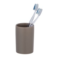 WENKO Smeđa keramička čaša za četkice za zube Polaris