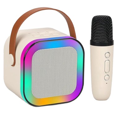 MG Karaoke mikrofon + zvučnik, Bluetooth, bež