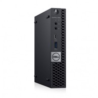 DELL Stolno računalo OptiPlex 7060 Micro / Intel Core i3-8100T, 8 GB RAM, 120 GB SSD, Intel UHD Graphics, bez operativnog sustava, crna
