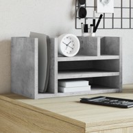 Organizator za stol boja hrasta 44,5x24x25 cm konstruirano drvo