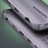 AXAGON USB hub HMC-12GM2 Multiport-Hub, USB-C 3.1, M.2-NVMe/SATA, DP + HDMI, Gbit-LAN, 3x USB-A, 1x USB-C, C HMC-12GM2