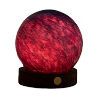 GINGKO LED stolna lampa u tamnoj prirodnoj boji sa staklenim sjenilom (visina 9 cm) Galaxy Breeze 