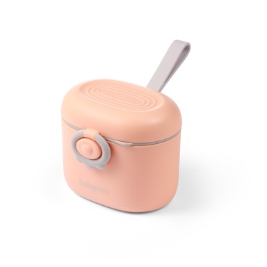 BABYONO Spremnik za mlijeko u prahu s mjericom boja breskve