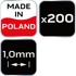 Odstojnici od 1 mm, 200 kom