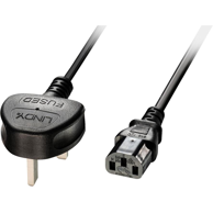 LINDY Strujni kabel 5 m C13 spoj, crno