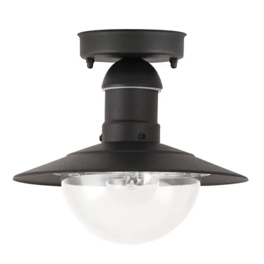 Vanjska stropna svjetiljka Oslo, E27, 1x max 60W, IP44, RA8716, crna