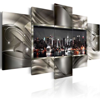 Slika Night in New York II 100x50