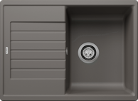 BLANCO Sudoper ZIA 45 S Compact SILGRANIT s dalj. upr. - VULKAN SIVA