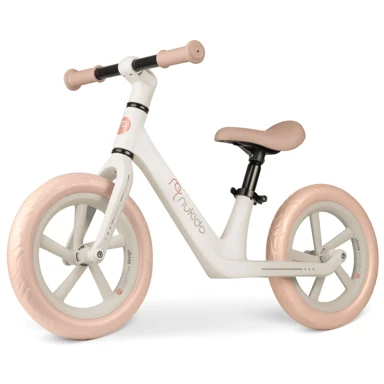 NUKIDO Bicikl bez pedala Light Flee, bijelo-roza