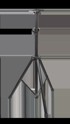 Stalak za zvučnike 50 kg, crna