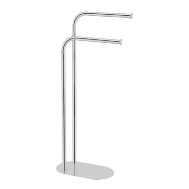 WENKO Držač za ručnike od nehrđajućeg čelika u sjajno srebrnoj boji Levante