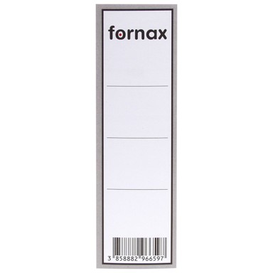 FORNAX Etikete za registratore A4, 200 x 60 mm, široke, 100 kom, bijele