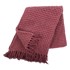 TISECO HOME STUDIO Svjetlo bordo pamučna deka vafli, 130x170 cm