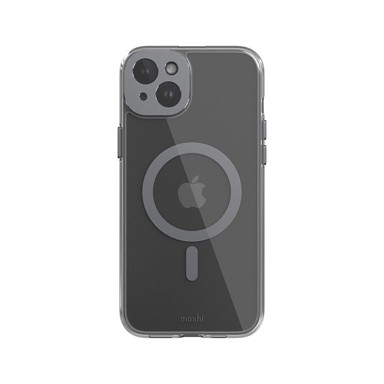 MOSHI Maskica iGlaze MagSafe za Apple iPhone 15 Plus, meteoritno siva