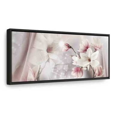 Slika Magnolia Reflection, jednodijelna, uska, 120x40 cm