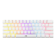 BARACUDA Mehanička gaming tipkovnica BGK-03221 Dolphin, bijela, plavi prekidači, US layout