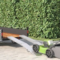 Rampa, za utovar, 166 x 22.5 x 4.5 cm, pocinčani čelik, srebrna, 2 kom