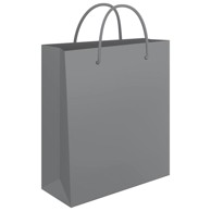 FORNAX Vrećica ukrasna, 24x39x9 cm sjajna plastifikacija, srebrna