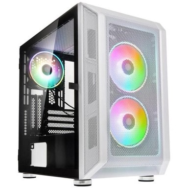 KOLINK Kućište Citadel Mesh RGB, micro tower, micro-ATX, kaljeno staklo, bijelo