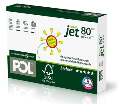 Fotokopirni papir ND39_75722 Poljet, A4, 80 g, 500 listova