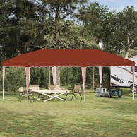 Rastezljivi šator za zabave 575x290x245 cm, terakota