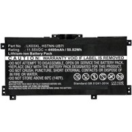 COREPARTS Baterija za HP laptop 50,82Wh Li-ion 11,55V 4400mAh crna