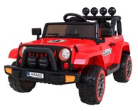 Auto na akumulator FULL TIME 4WD 4x4, crveni
