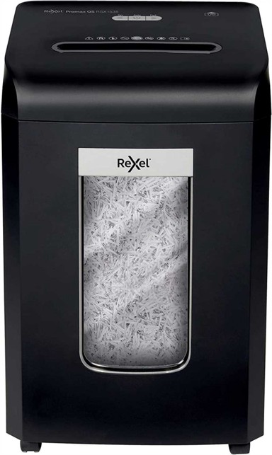 REXEL Uništavač papira ProMax QS RSX1538, križni rez, crni