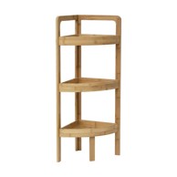 TENDANCE Kutni stalak sa 3 police, bambus