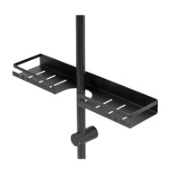 WENKO Kupaonska polica Altarella samodržeća inox, crna