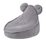 PLUSH NEST Fotelja medo, 68 x 45 cm, siva