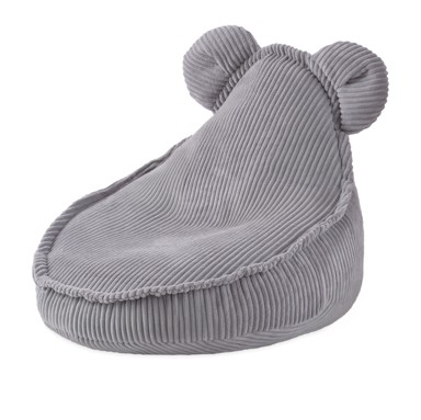 PLUSH NEST Fotelja medo, 68 x 45 cm, siva
