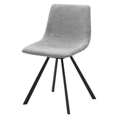 UNIQUE FURNITURE Svijetlo siva blagovaonska stolica Yukon