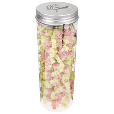 DUCKY Prekidači za tipkovnicu TTC, 110 komada, 3-Pin, linearni, MX-Stem