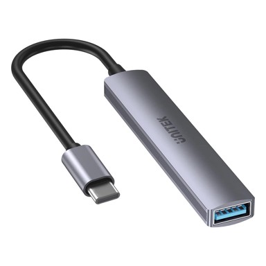 UNITEK USB čvorište H1208B, USB-C, 3x USB-A 2.0 i 1x USB-A 3.0