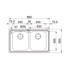 FRANKE Sudoper SRX620-86, Smart